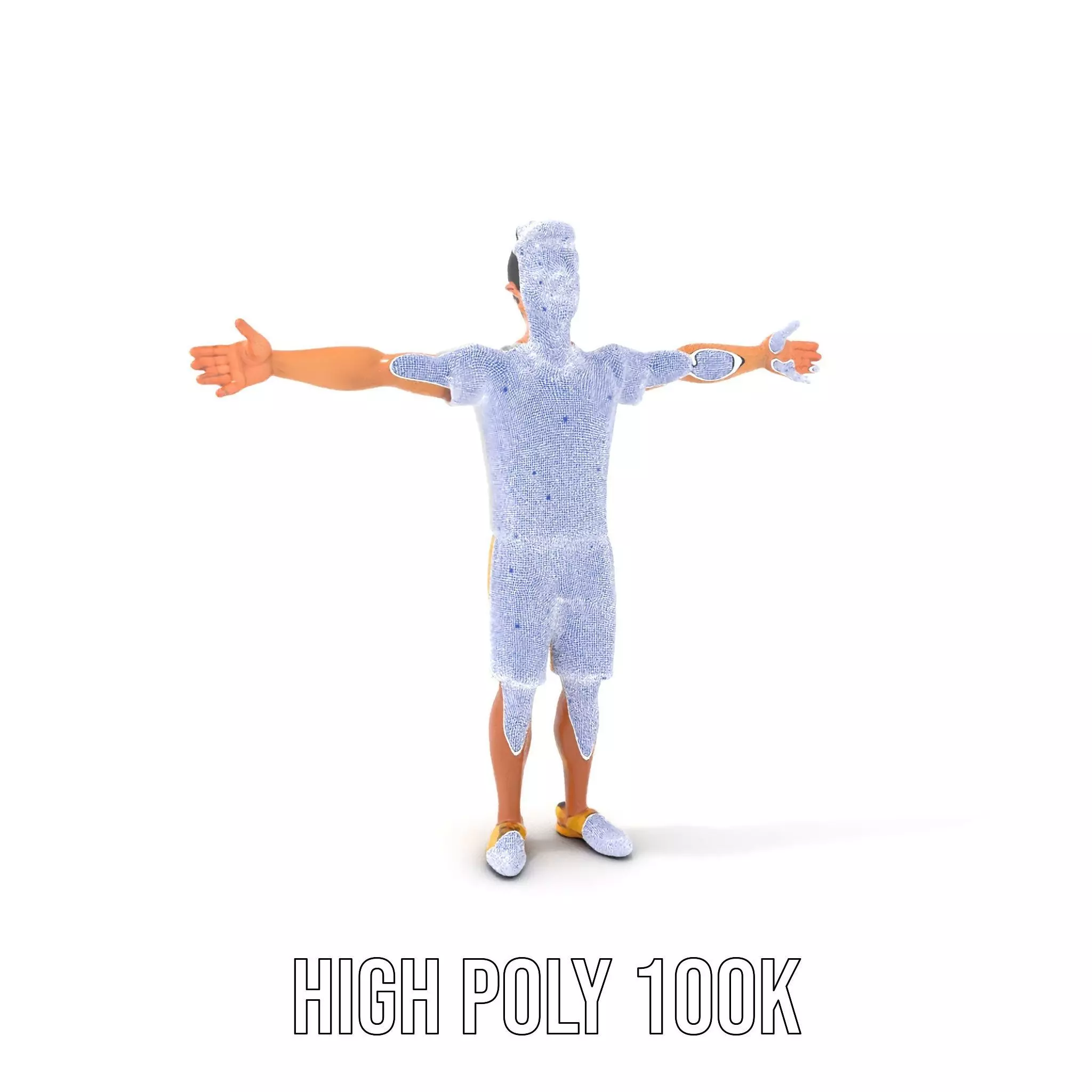 Animated Character Model Pack  Casual Outfit Low-poly 3D model_5