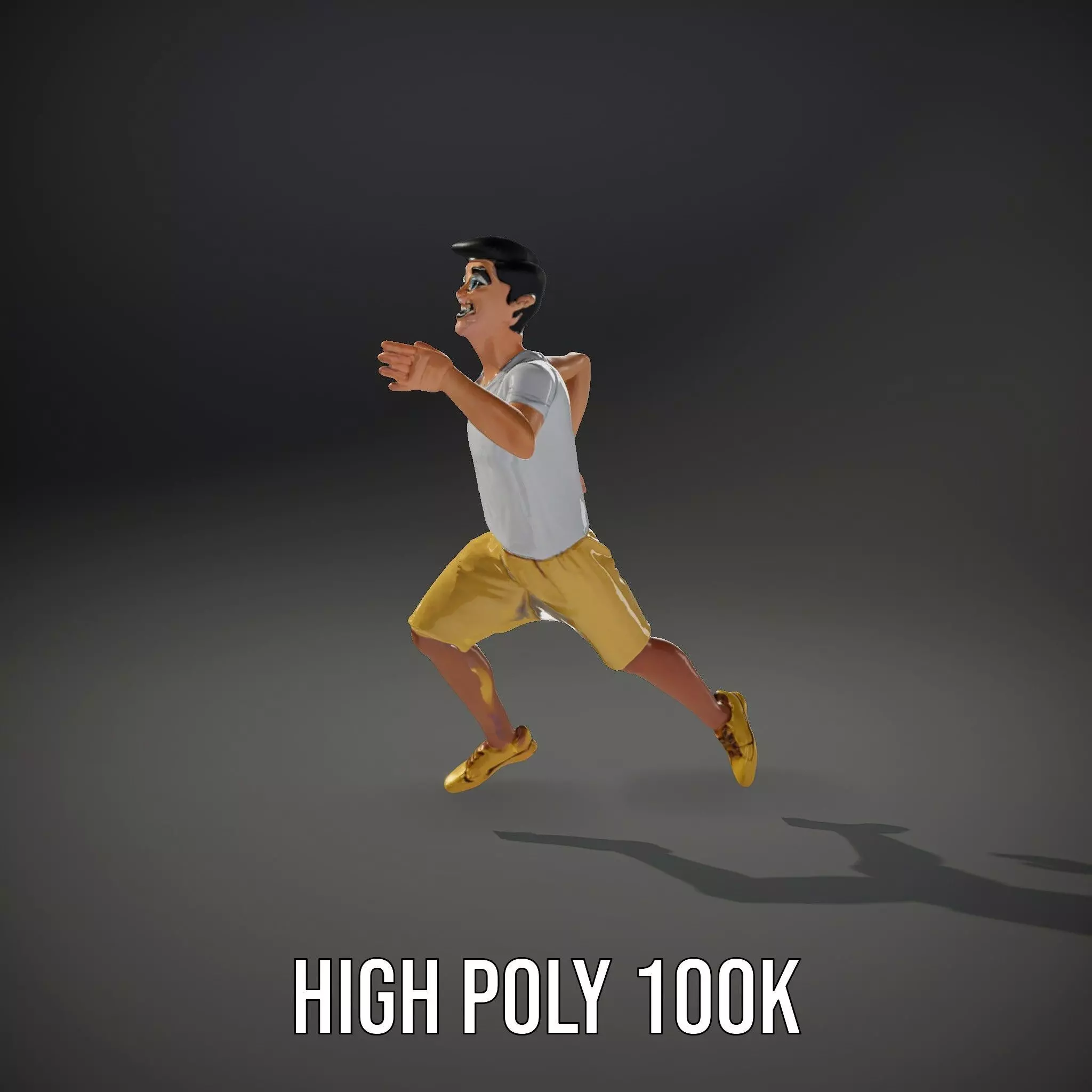 Animated Character Model Pack  Casual Outfit Low-poly 3D model_35