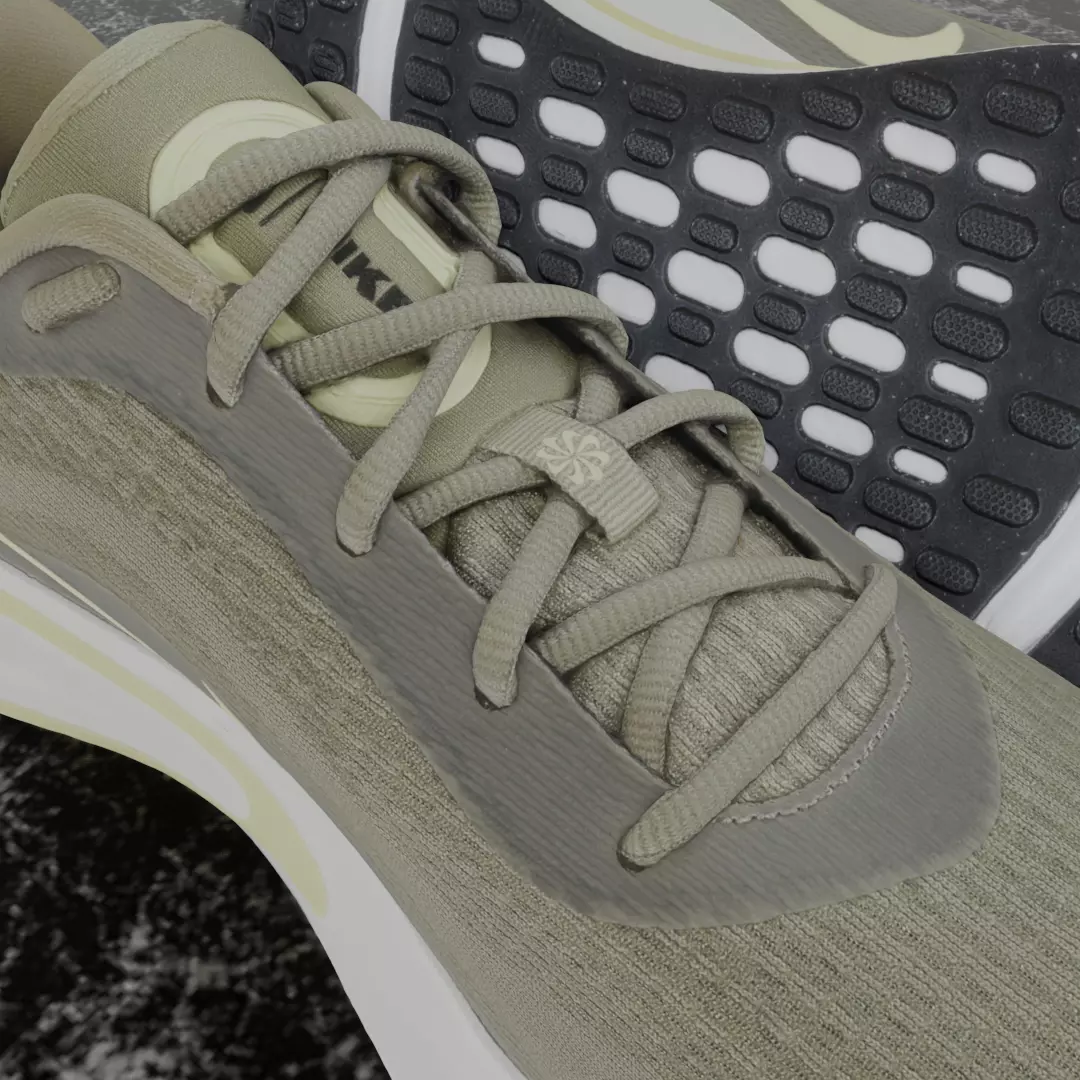 NIKE JOURNEY RUN 3D SHOES Low-poly 3D model_11