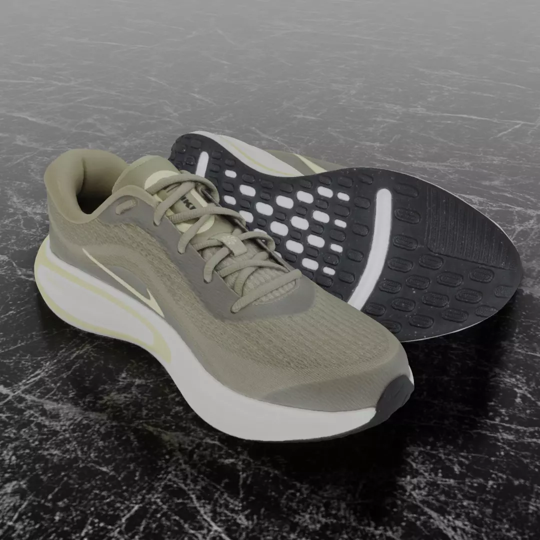 NIKE JOURNEY RUN 3D SHOES Low-poly 3D model_0