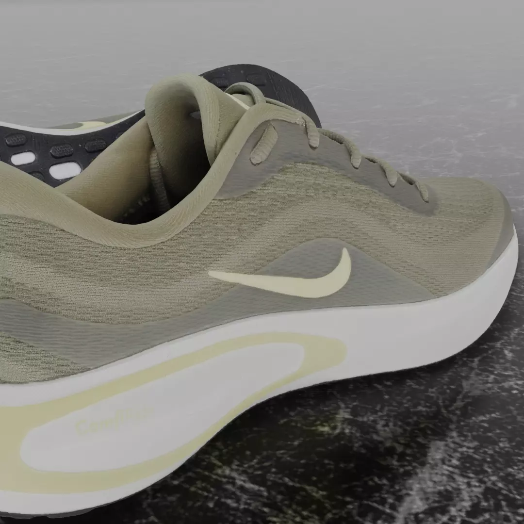 NIKE JOURNEY RUN 3D SHOES Low-poly 3D model_10