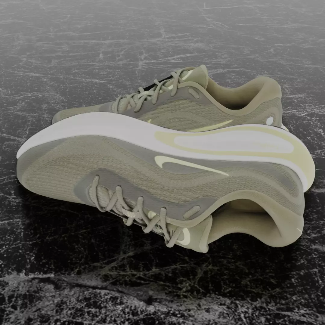 NIKE JOURNEY RUN 3D SHOES Low-poly 3D model_7