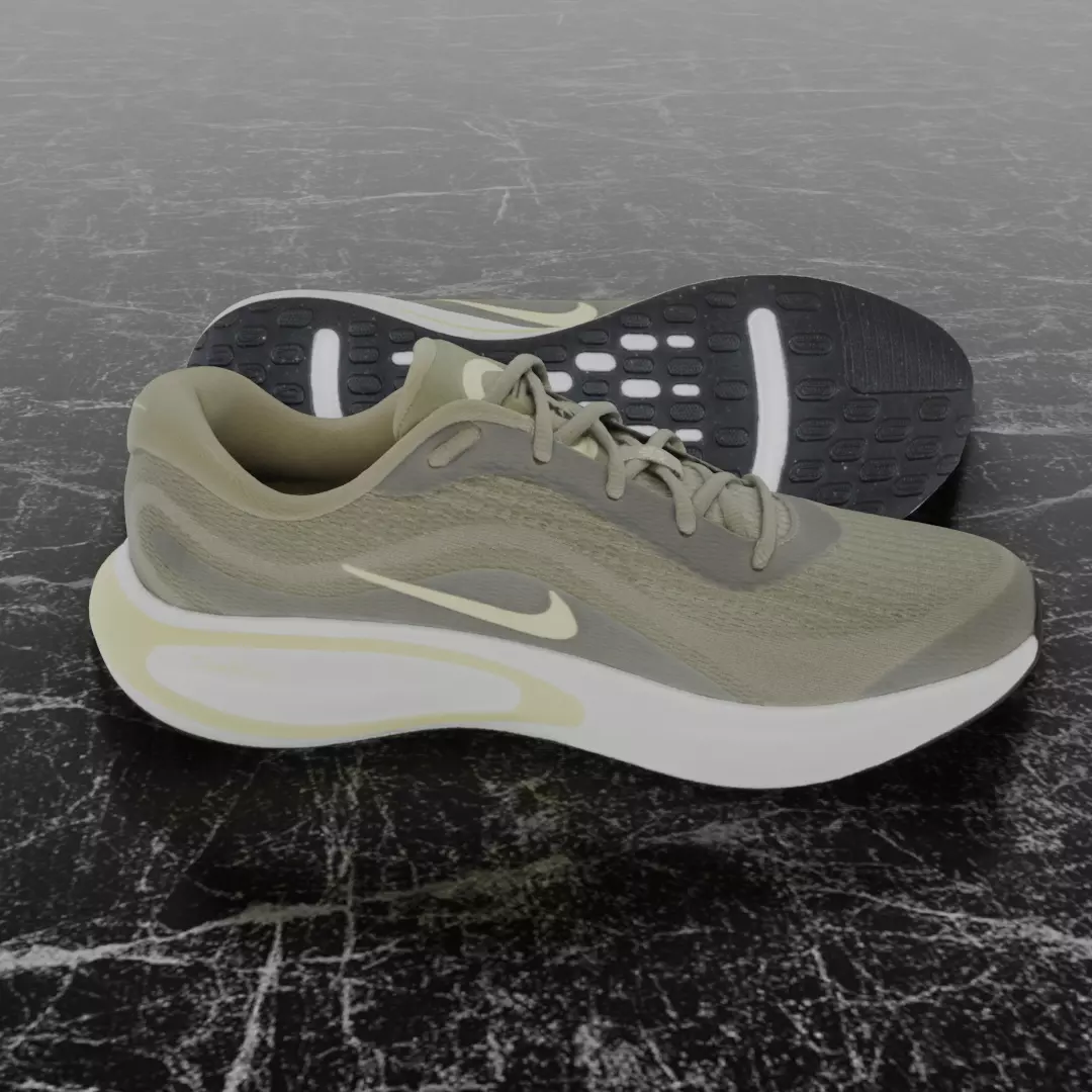 NIKE JOURNEY RUN 3D SHOES Low-poly 3D model_4