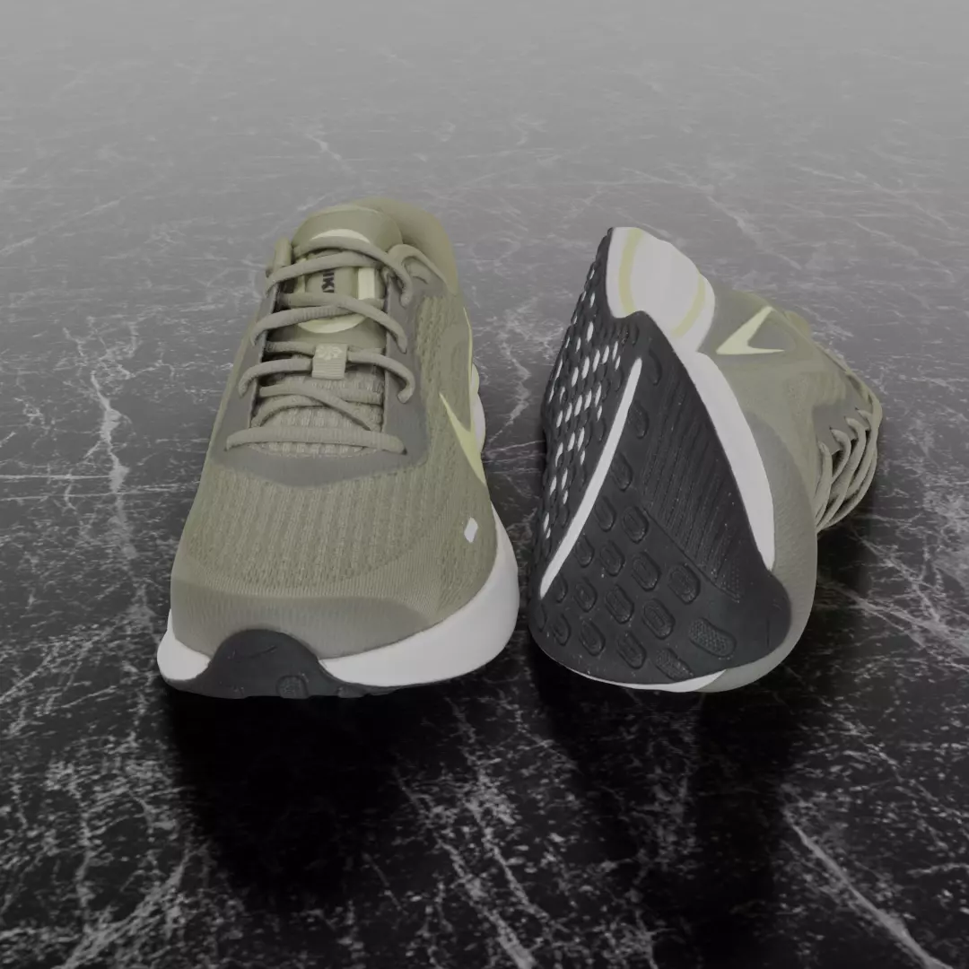 NIKE JOURNEY RUN 3D SHOES Low-poly 3D model_3