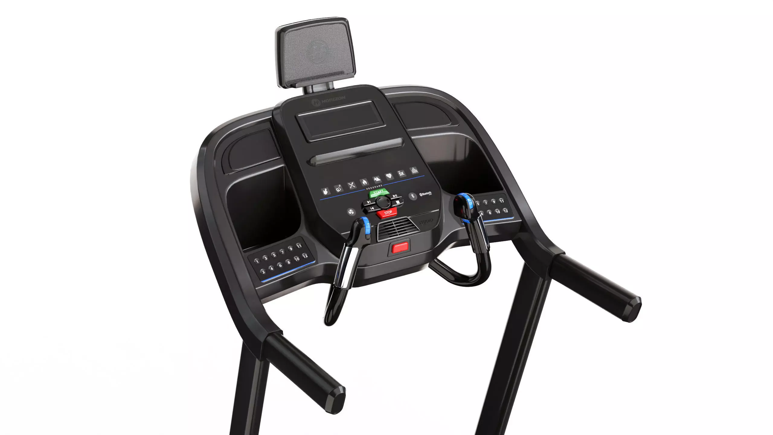 Horizon Fitness Treadmill 3D model_6