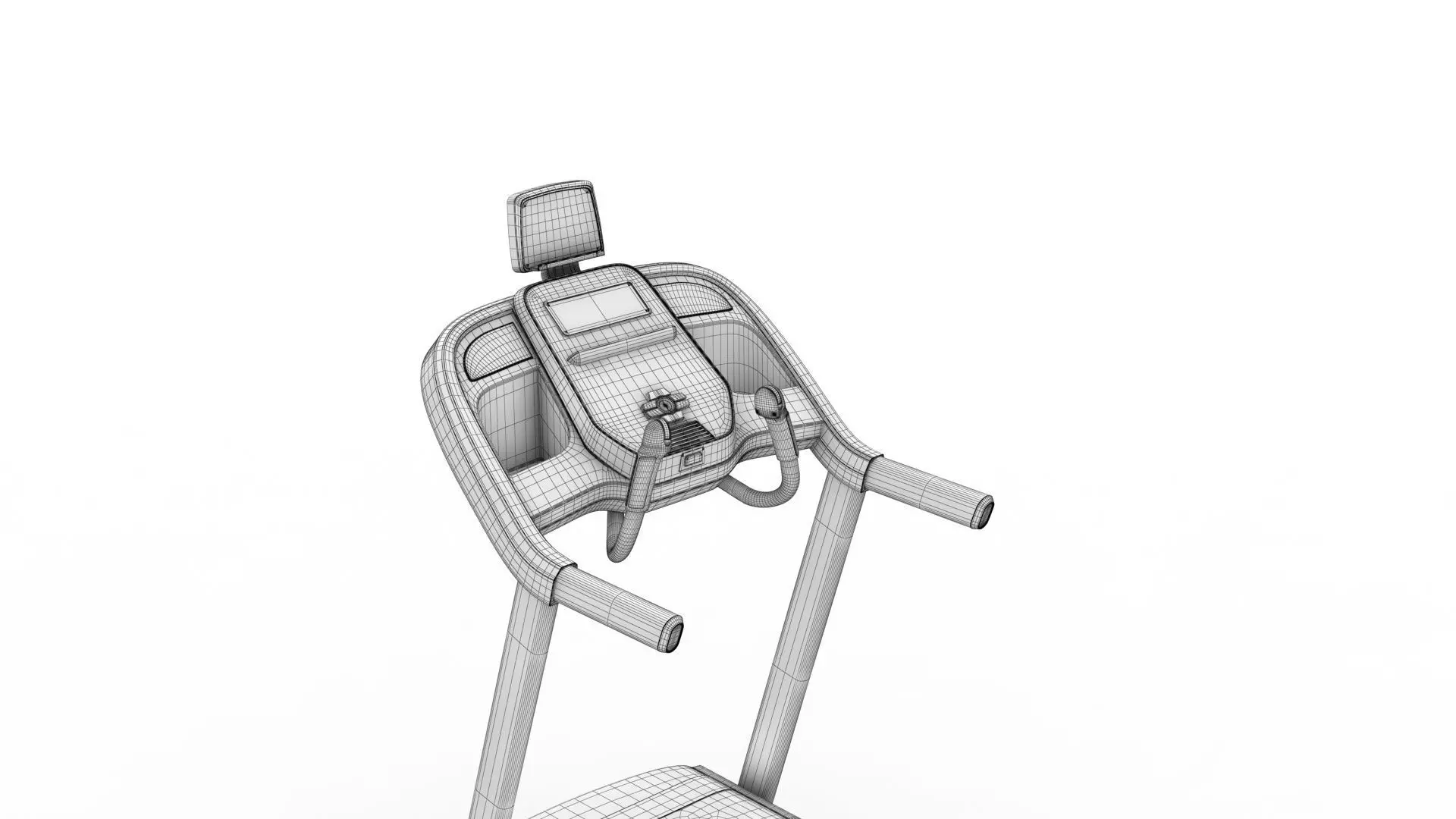 Horizon Fitness Treadmill 3D model_10