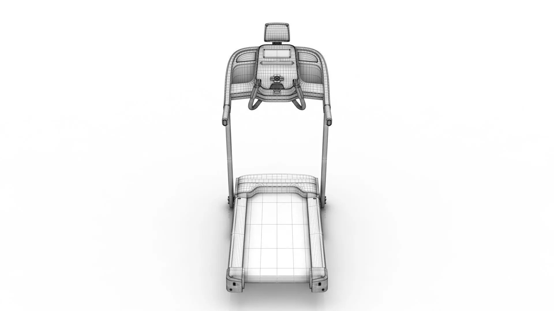 Horizon Fitness Treadmill 3D model_9