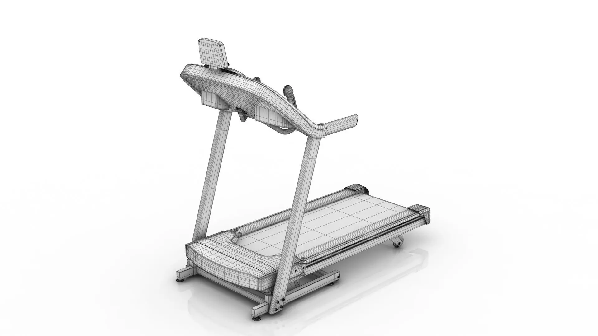 Horizon Fitness Treadmill 3D model_8
