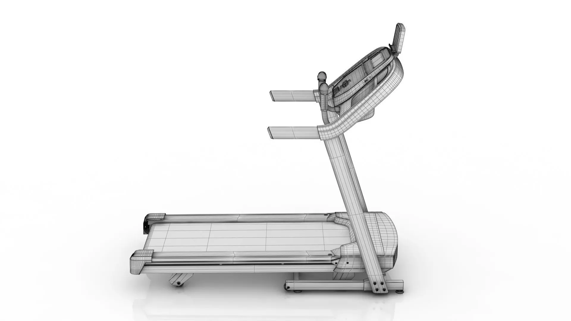 Horizon Fitness Treadmill 3D model_13