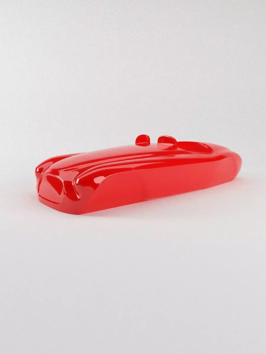 The silhouette of the car 1948 Ferrari 166 MM Barchetta 3D print model_0