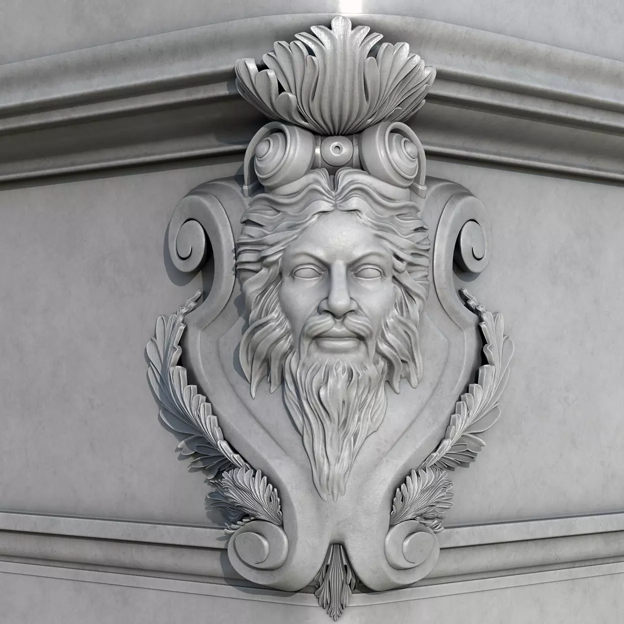 king console 3D model_0