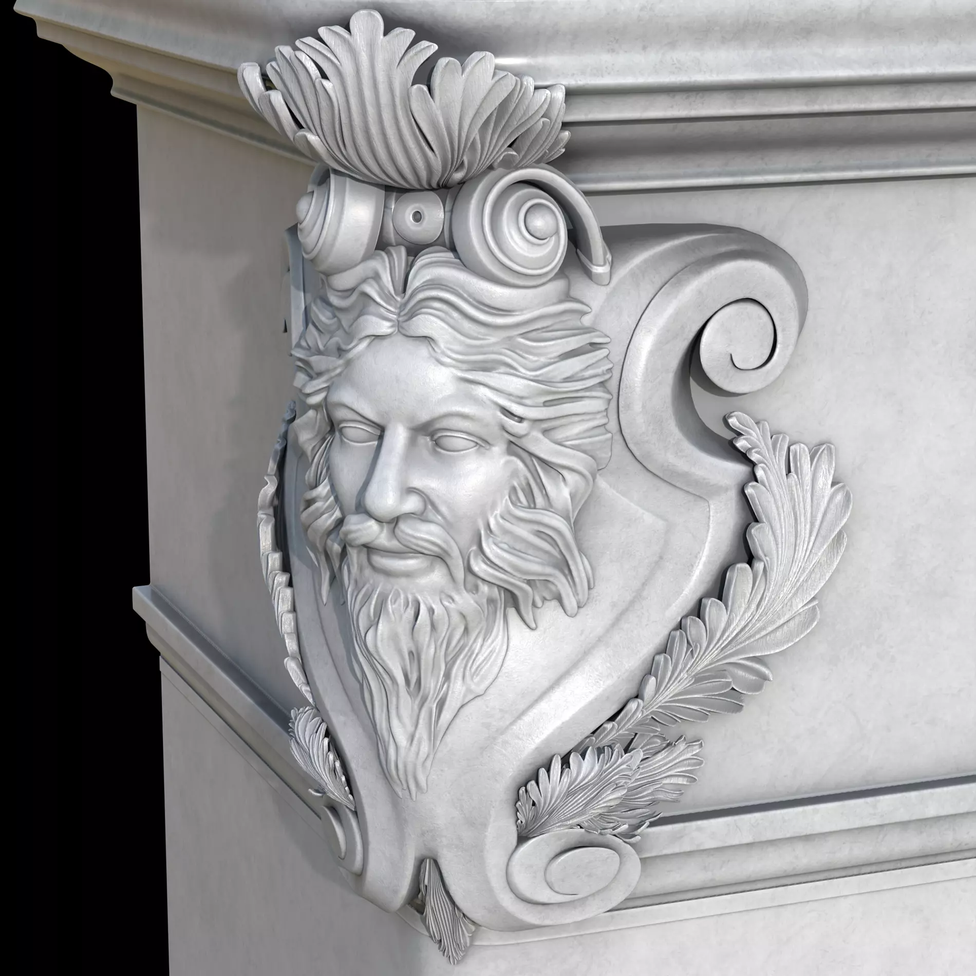 king console 3D model_1