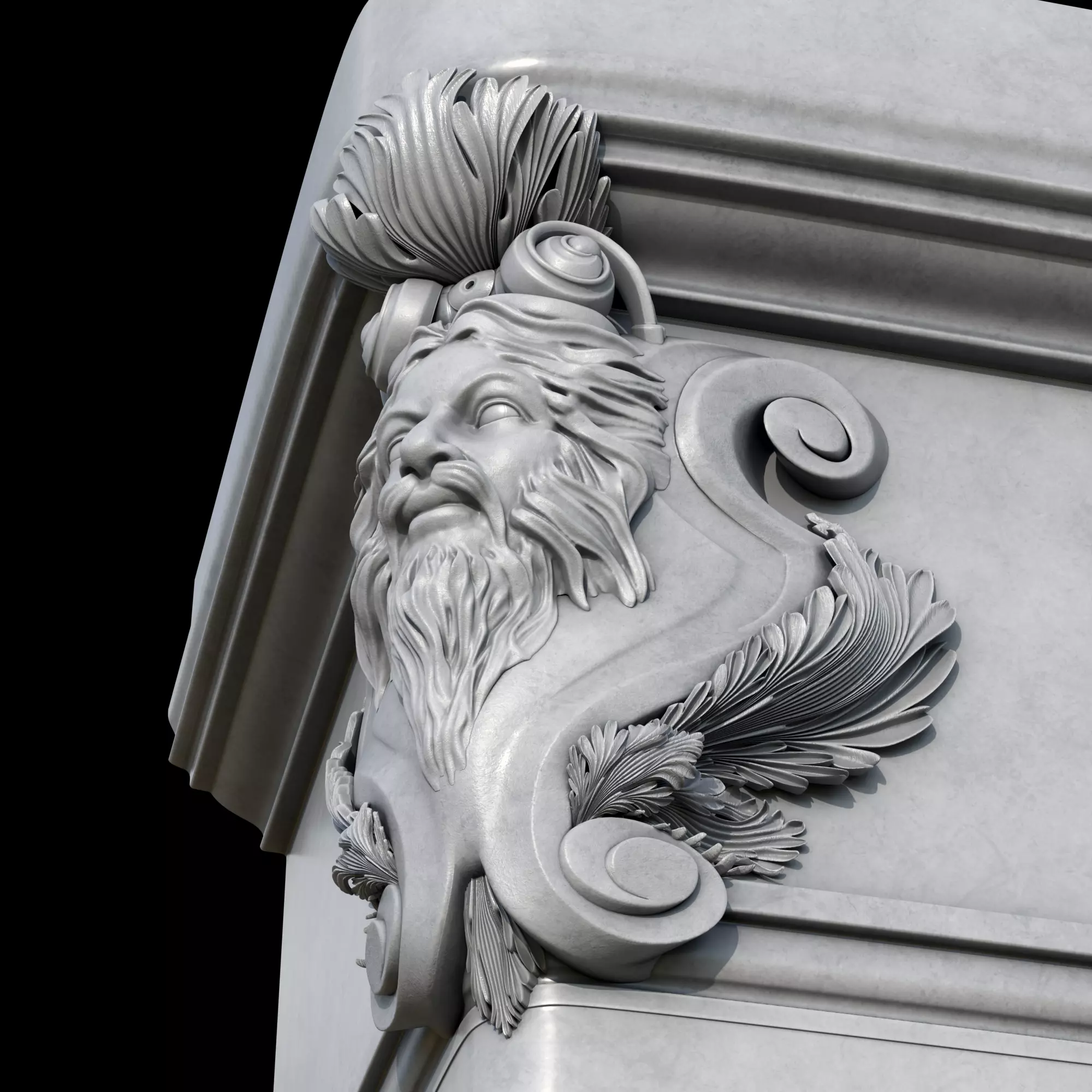 king console 3D model_4