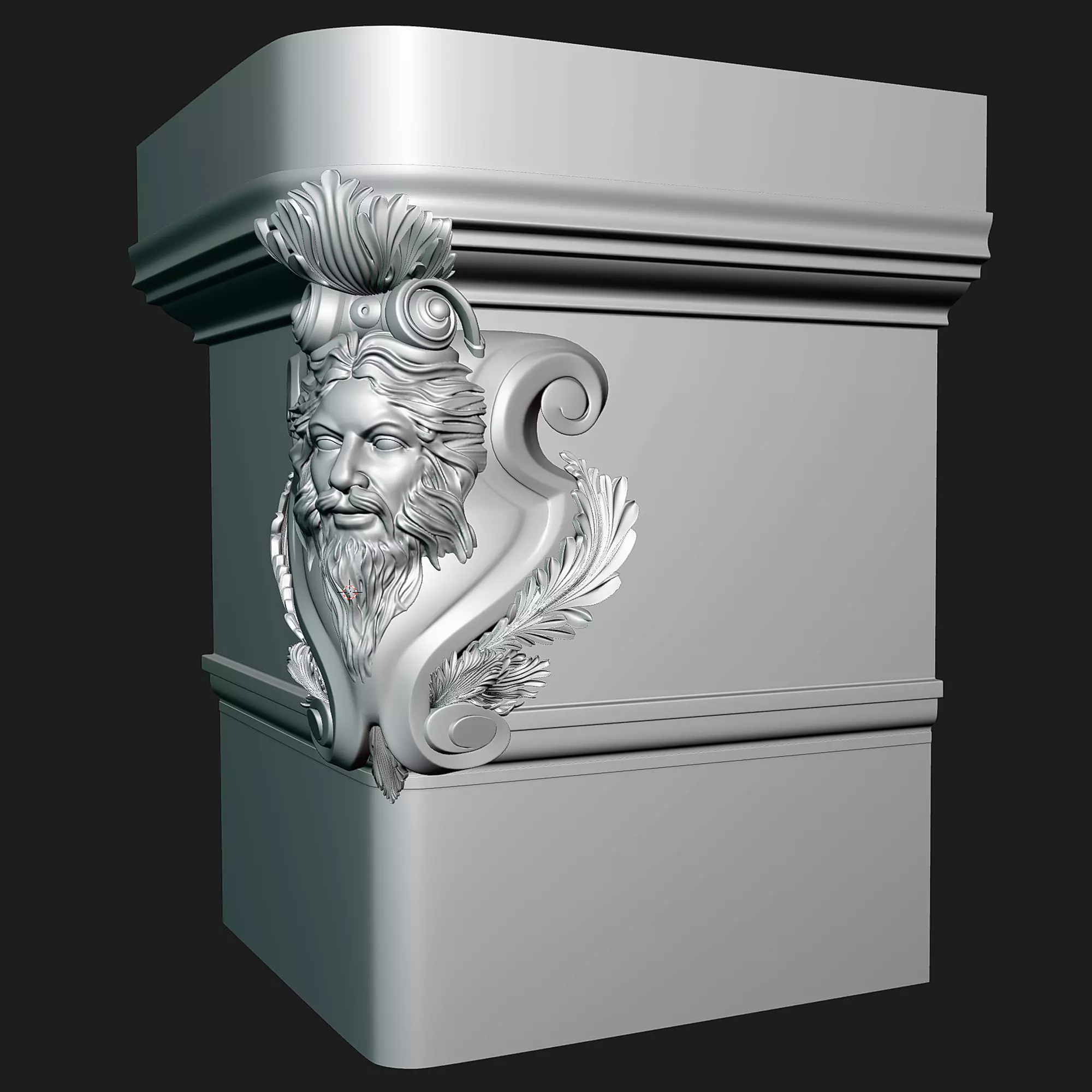 king console 3D model_6