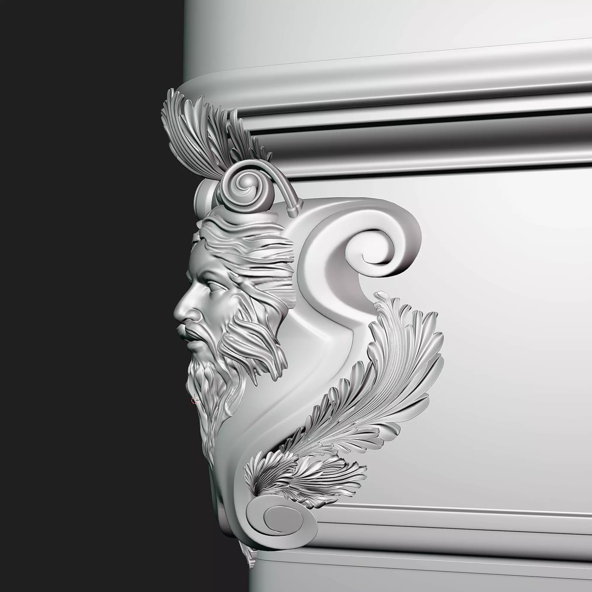 king console 3D model_7