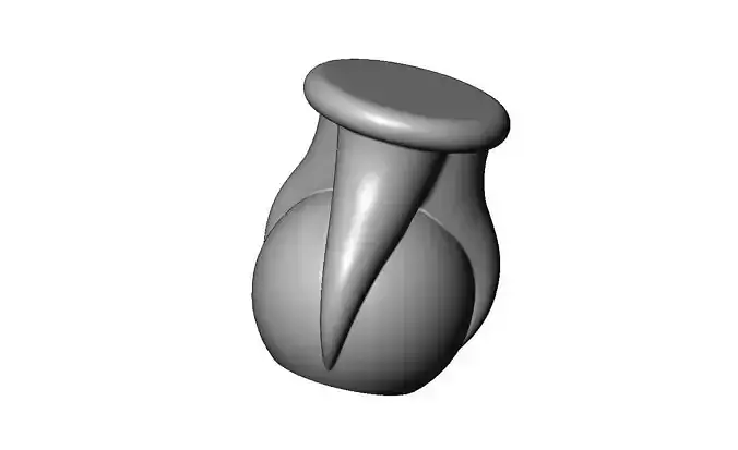 Triple claw baroque wooden queen anne ornament relief 