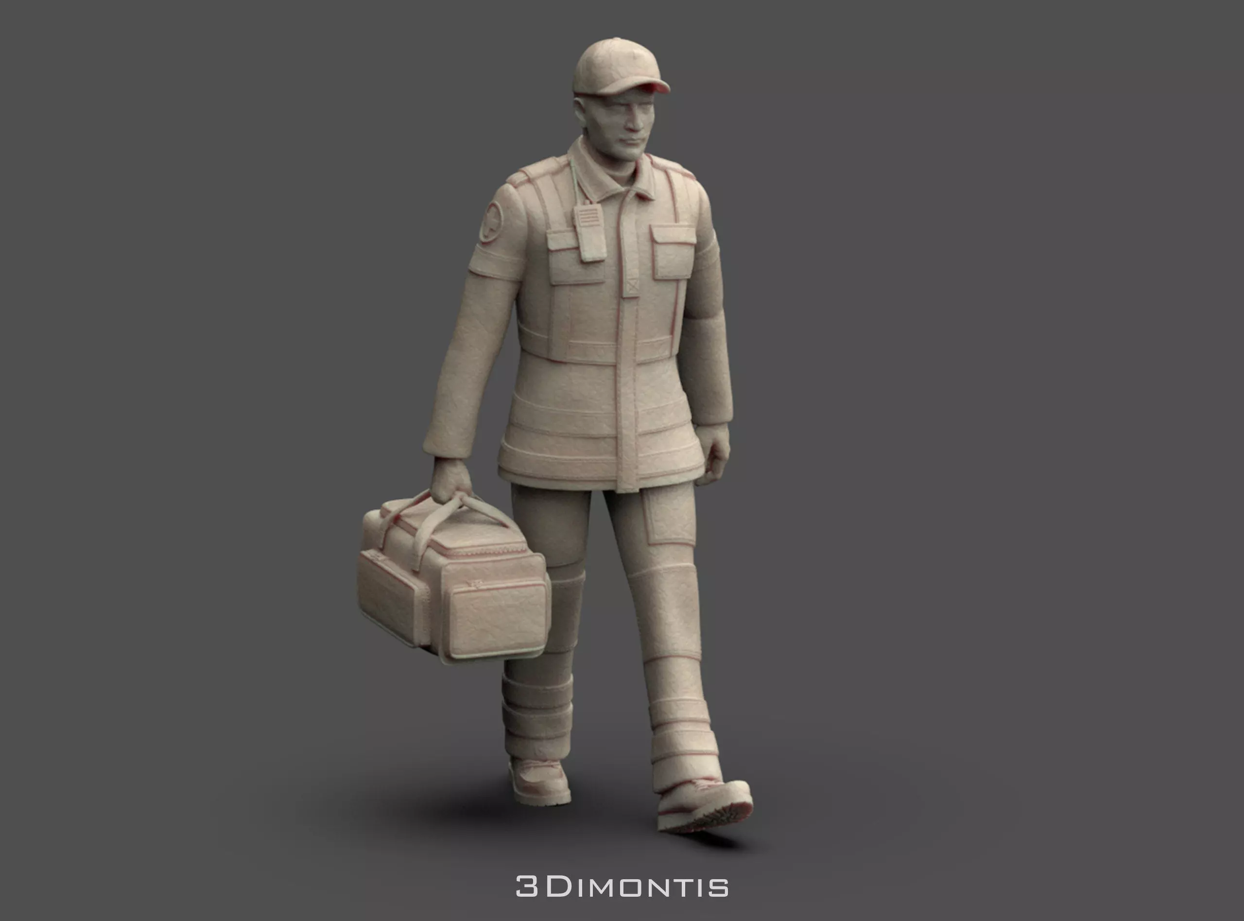 Ambulance Doctor 3D print model_3