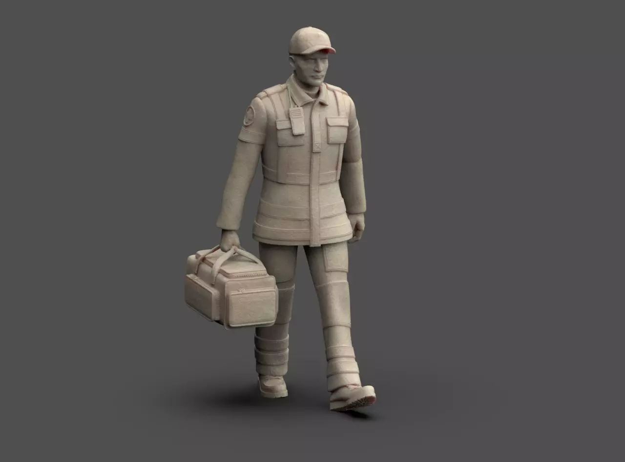 Ambulance Doctor 3D print model_8