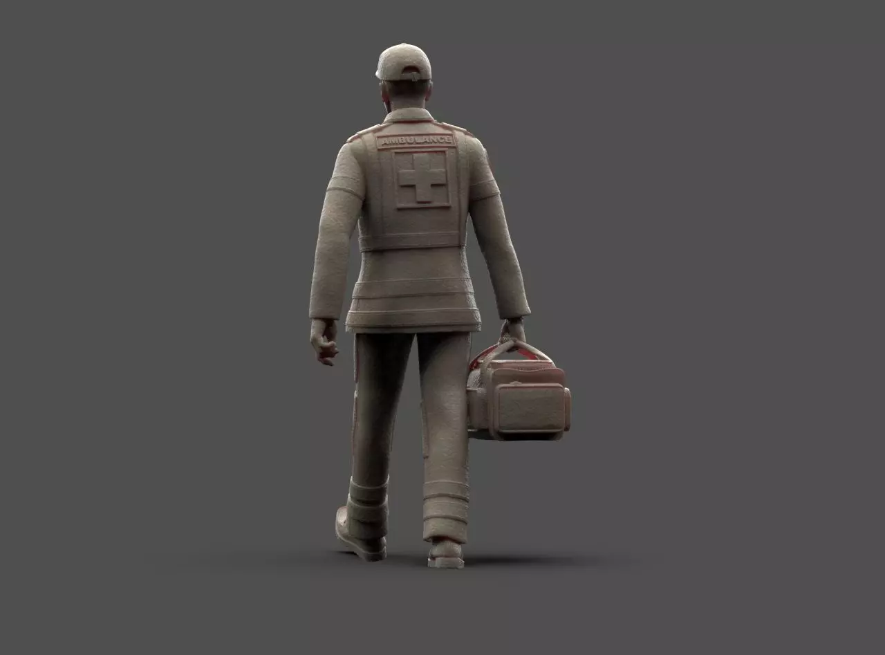Ambulance Doctor 3D print model_10