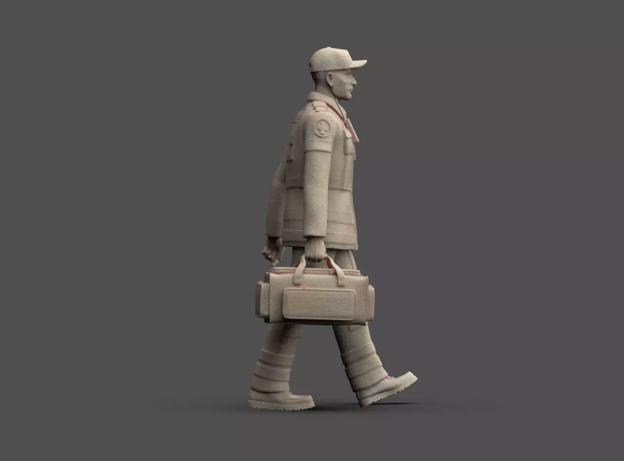 Ambulance Doctor 3D print model_19