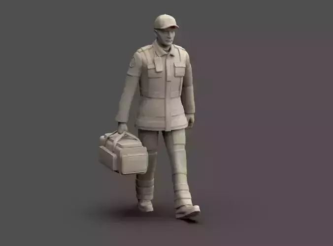 Ambulance Doctor 3D print model