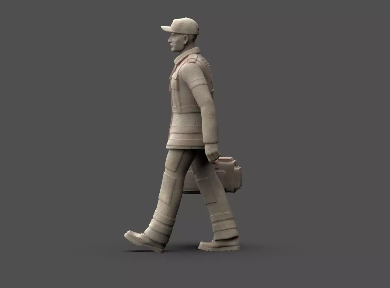 Ambulance Doctor 3D print model_26