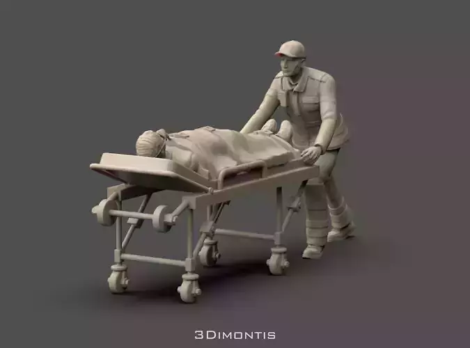 Ambulance Doctor 3D print model