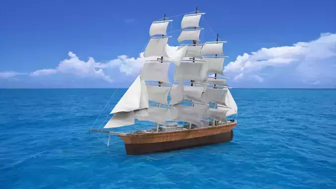  Sailing Ship 3D print model