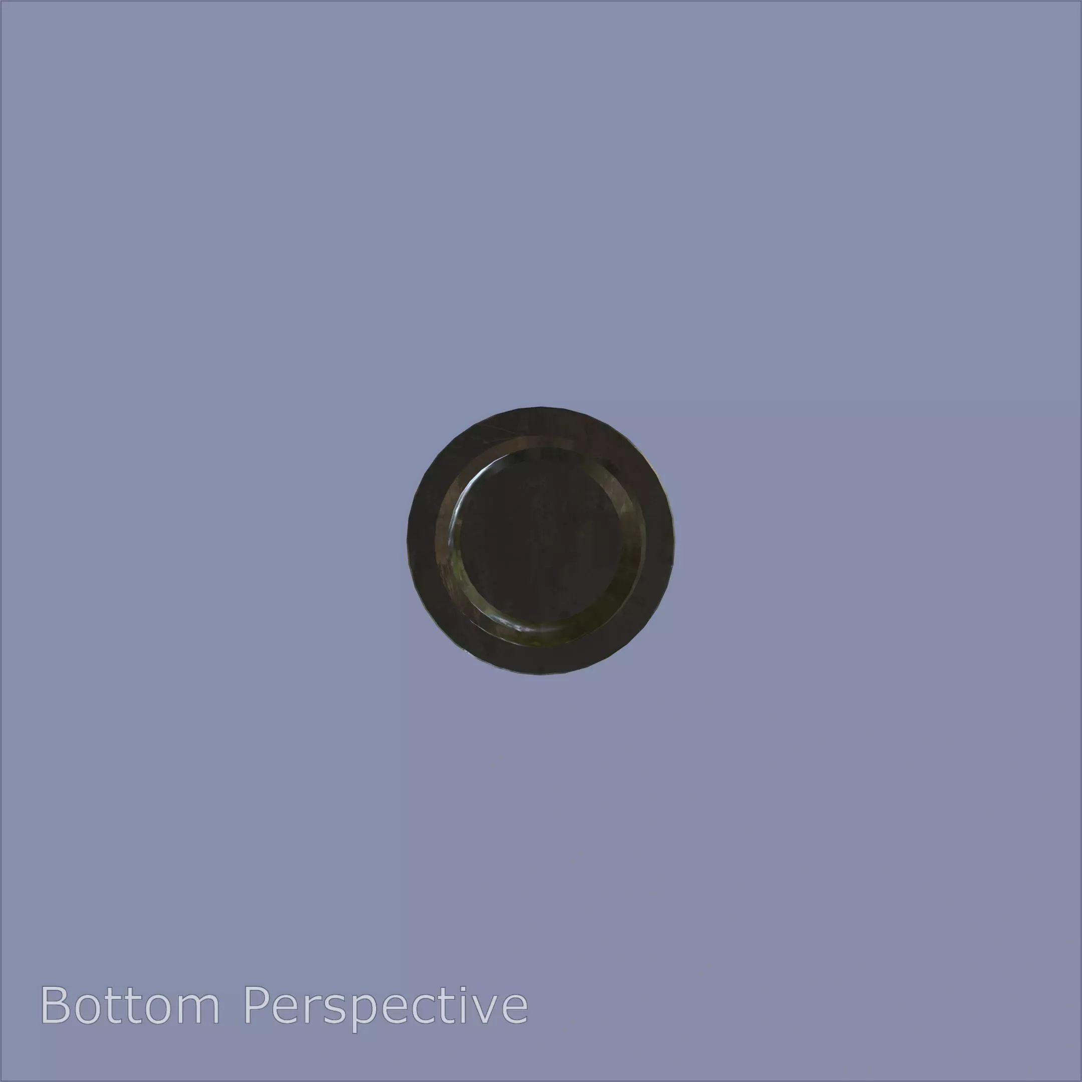 Steel Stained M10 Bolt Allen Cap with PBR 4K Textures 3D model_5