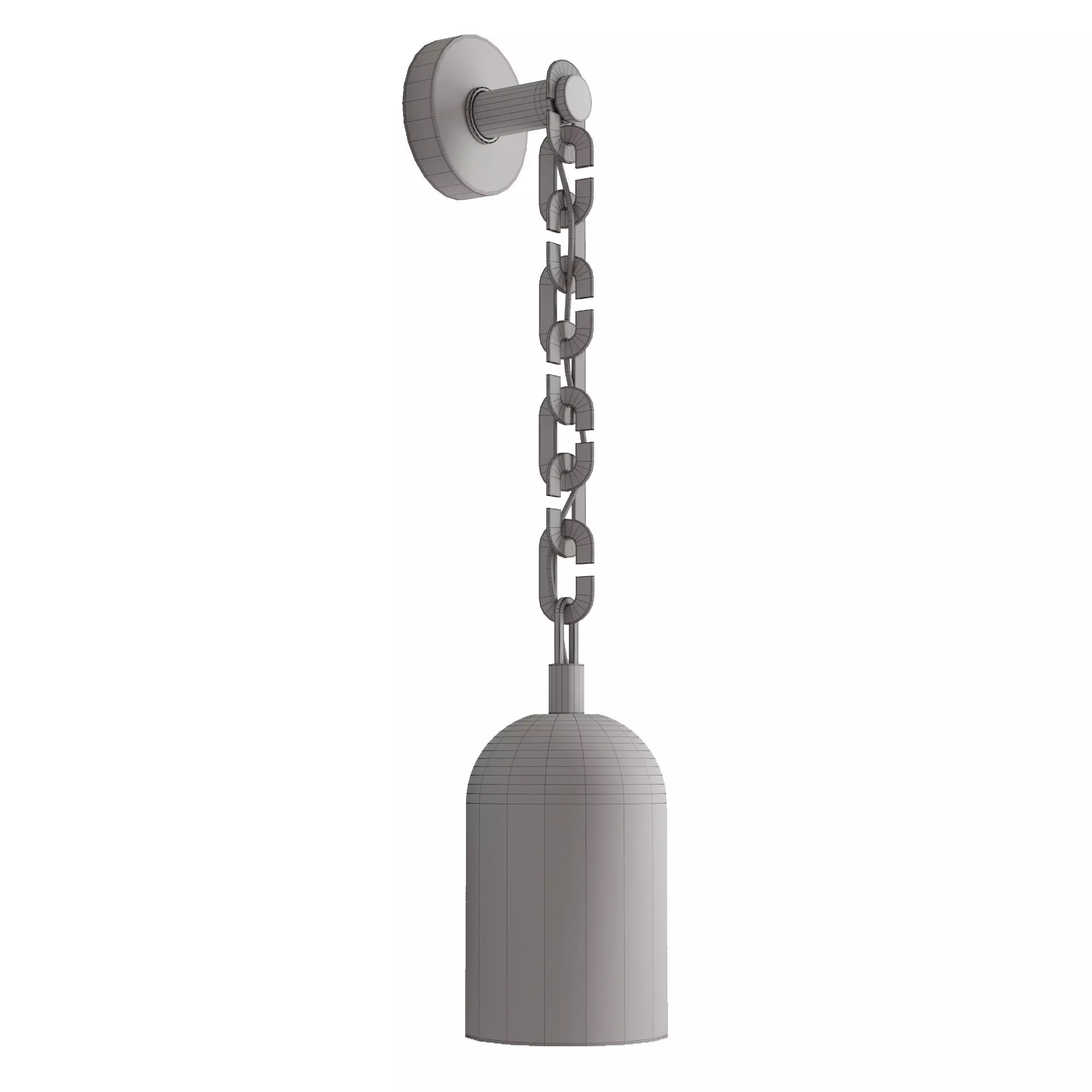 SKLO DOME SCONCE Low-poly 3D model_3