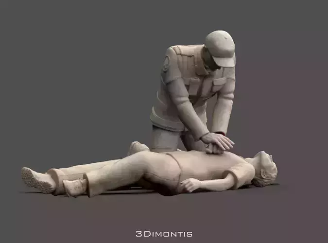 Ambulance Doctor 3D print model