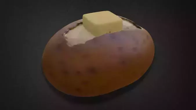 Realistic Baked Potato Model