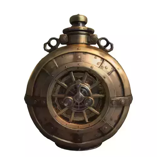 Steampunk Spherical Flask