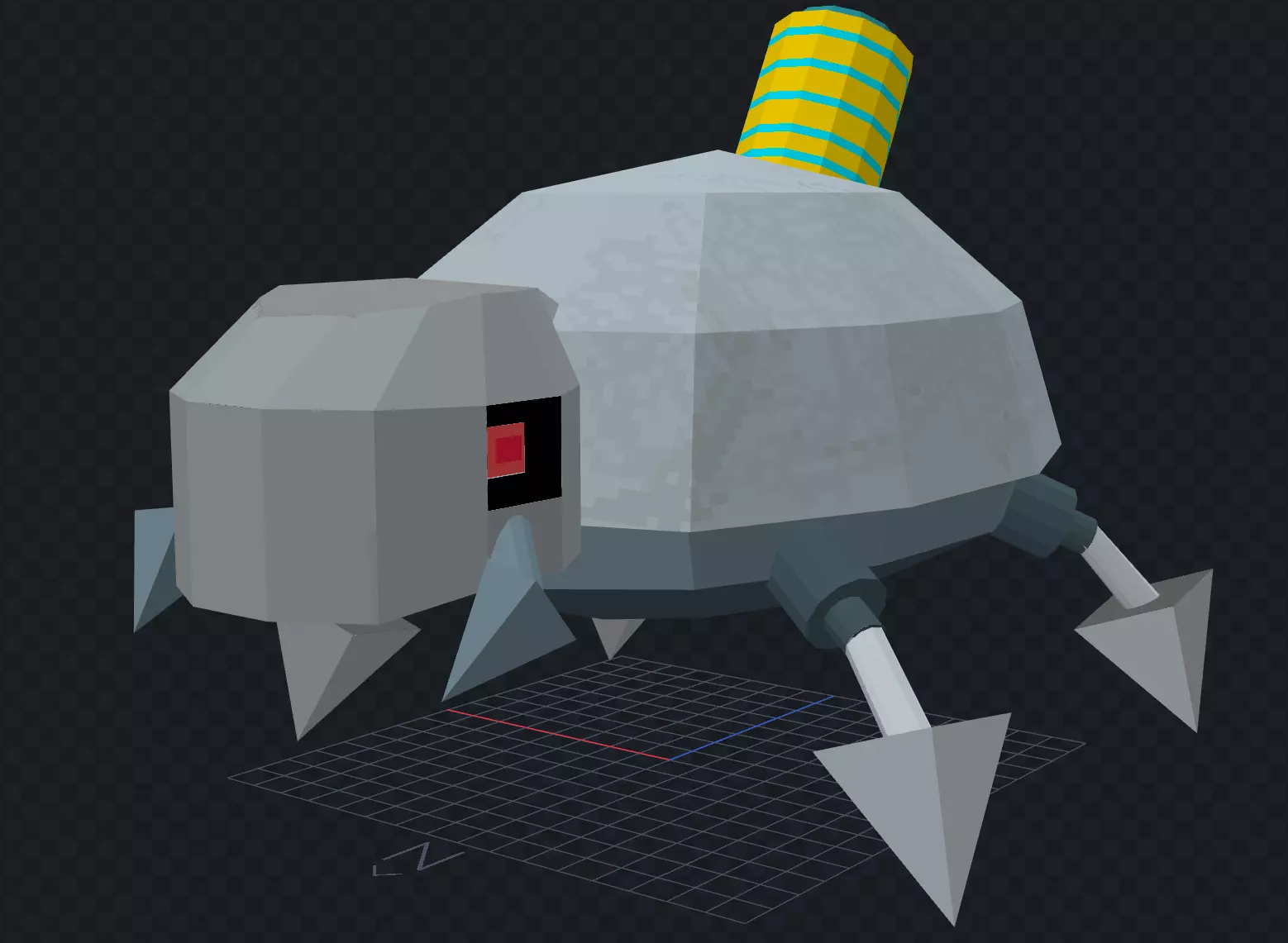 Charge Beetle 3D model_0