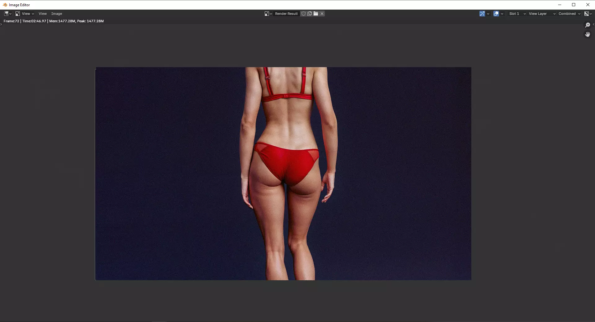 Chloe - Realistic 3D Female Low-poly 3D model_3