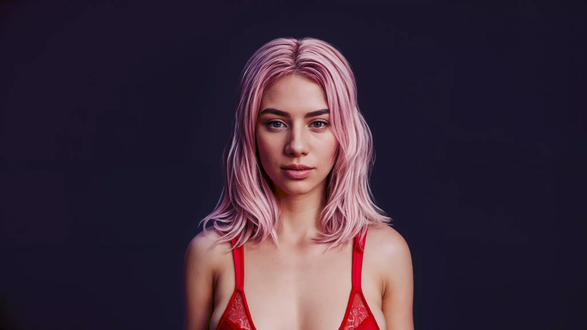 Chloe - Realistic 3D Female Low-poly 3D model_0