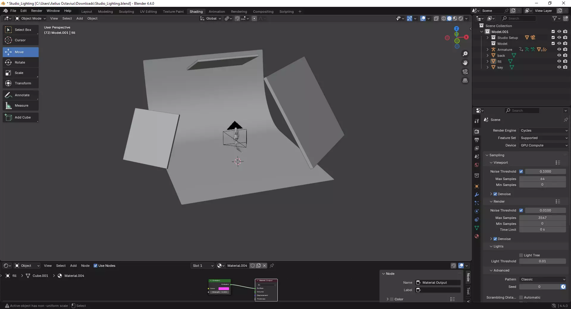 Chloe - Realistic 3D Female Low-poly 3D model_6