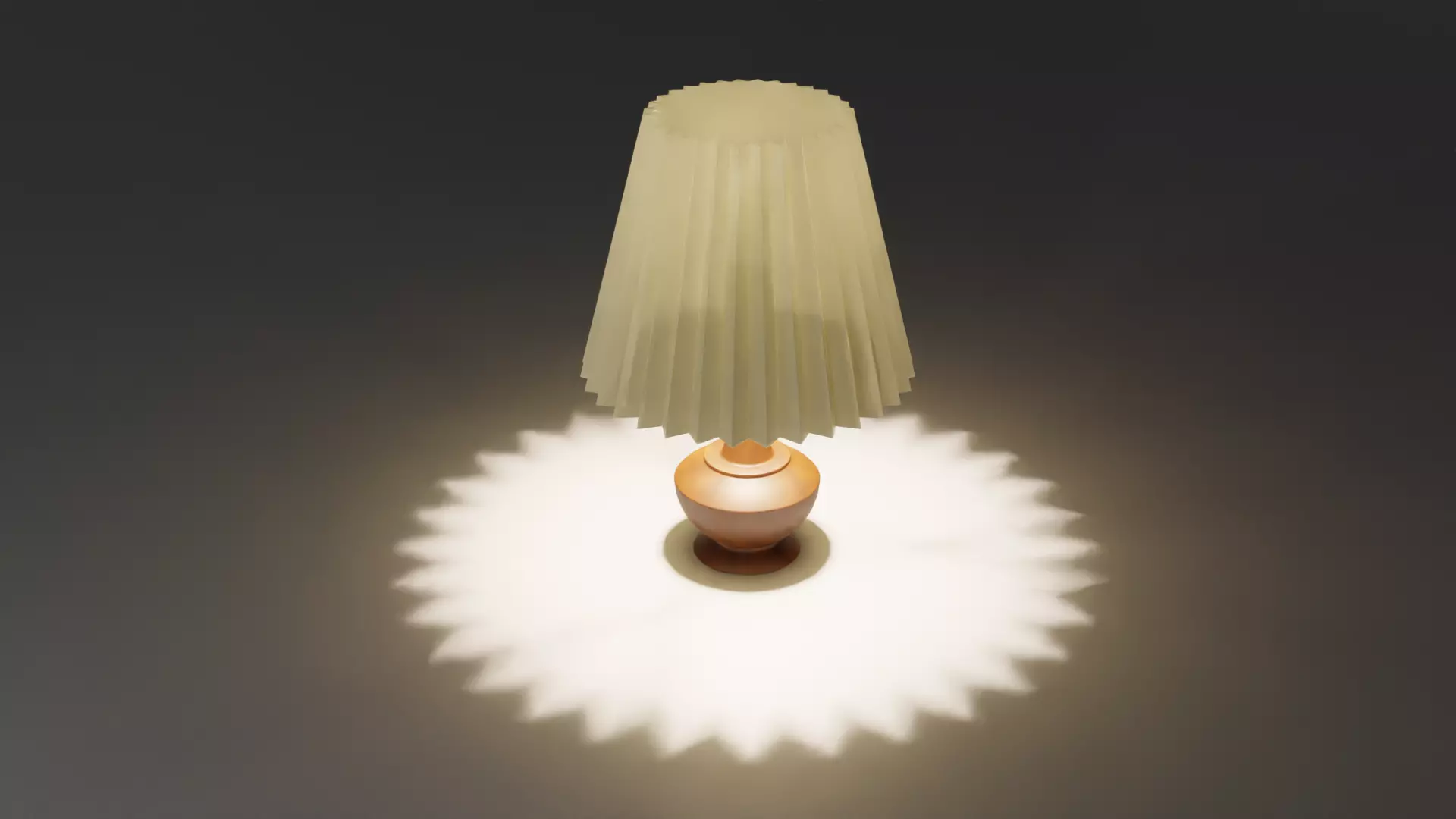3D Lamp model Low-poly 3D model_1
