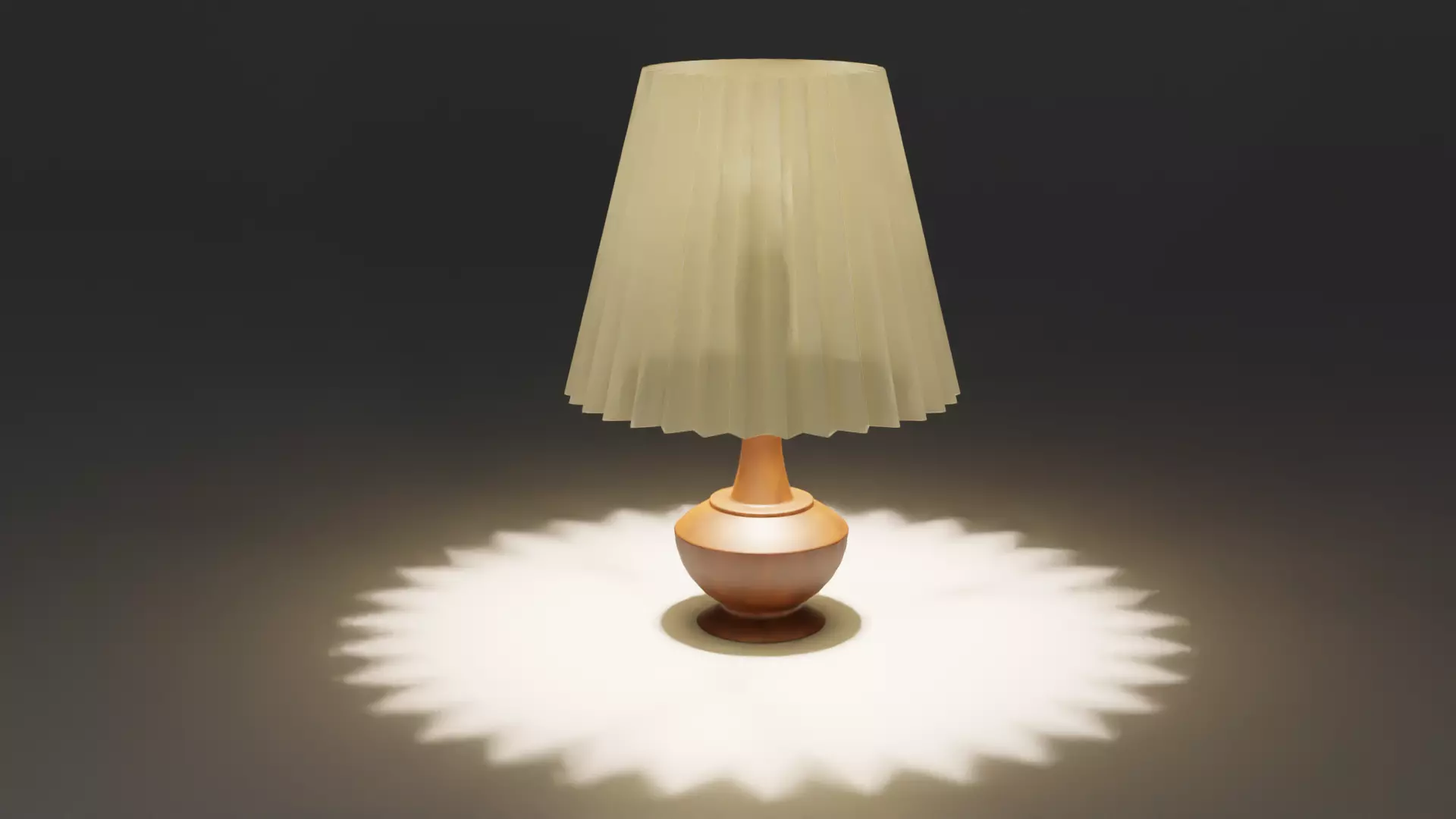 3D Lamp model Low-poly 3D model_3