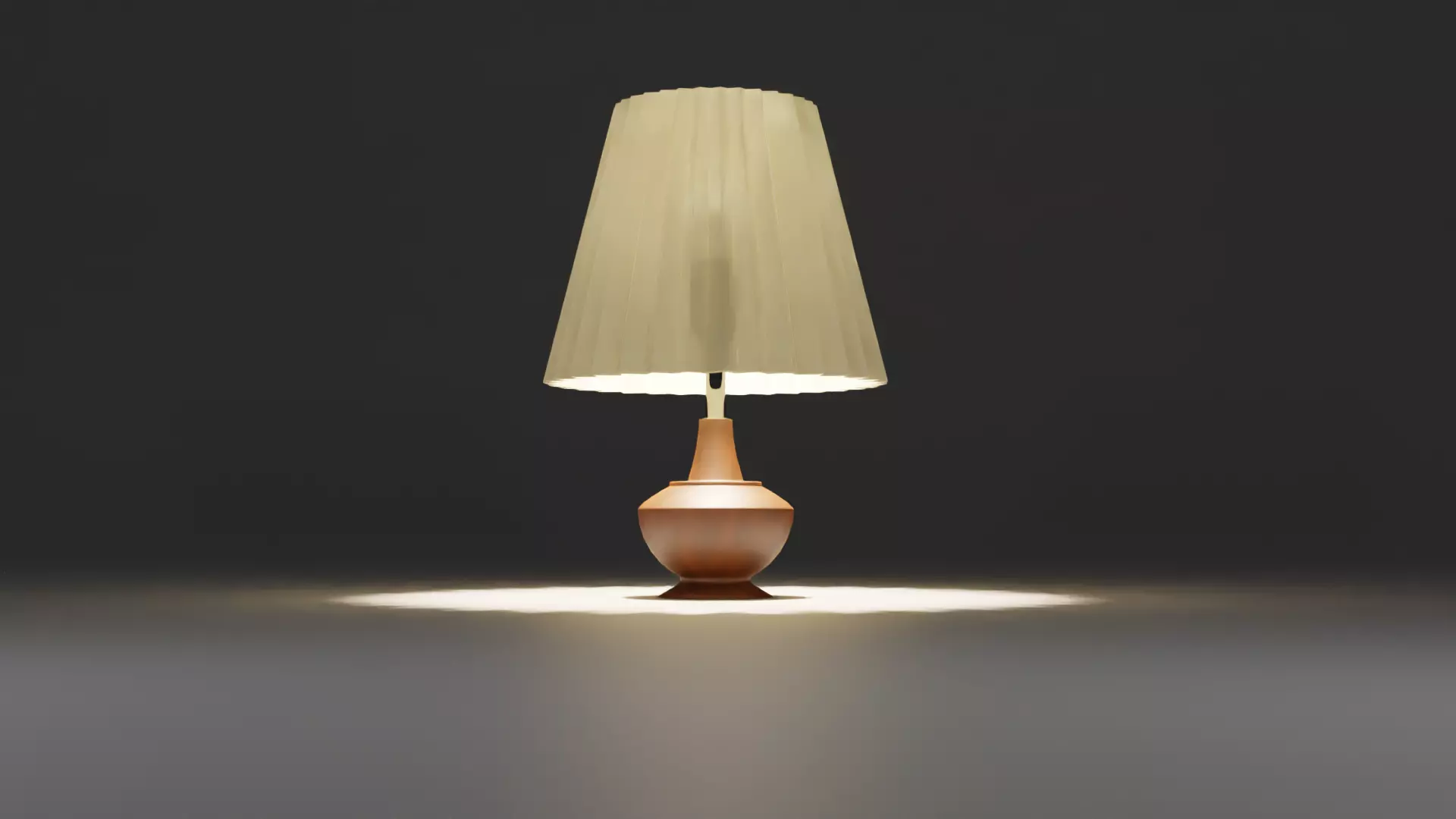 3D Lamp model Low-poly 3D model_0