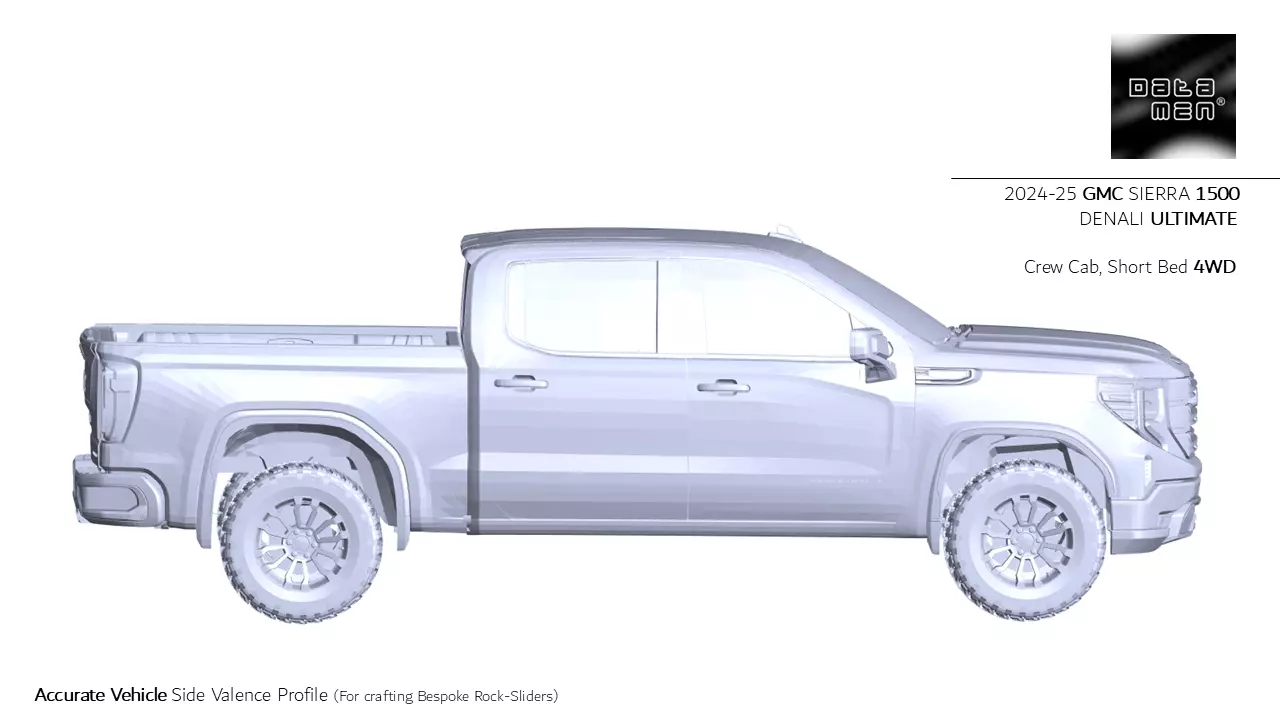 2024 2025 GMC Sierra 2500HD DENALI Ultimate 3D Scan Surface Data 3D model_22