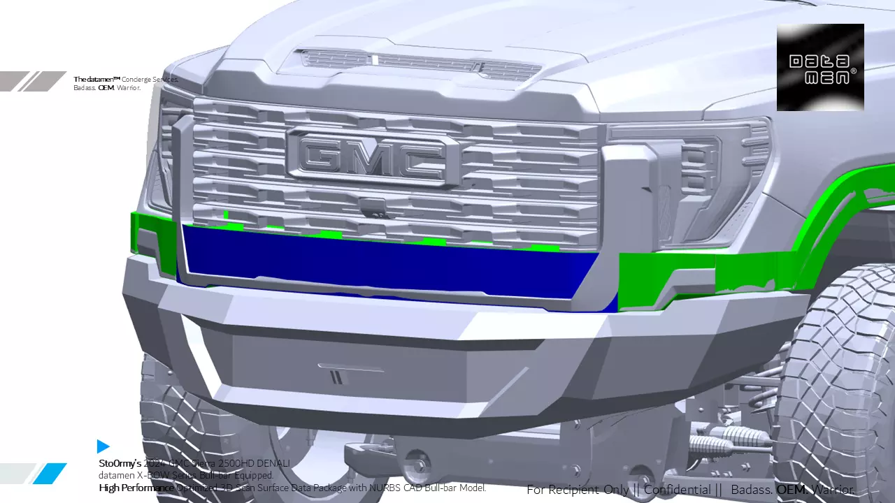 2024 2025 GMC Sierra 2500HD DENALI Ultimate 3D Scan Surface Data 3D model_39