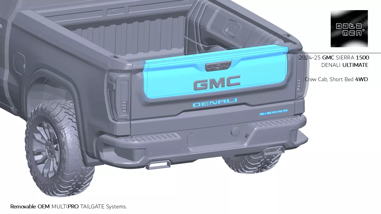 2024 2025 GMC Sierra 2500HD DENALI Ultimate 3D Scan Surface Data 3D model_16
