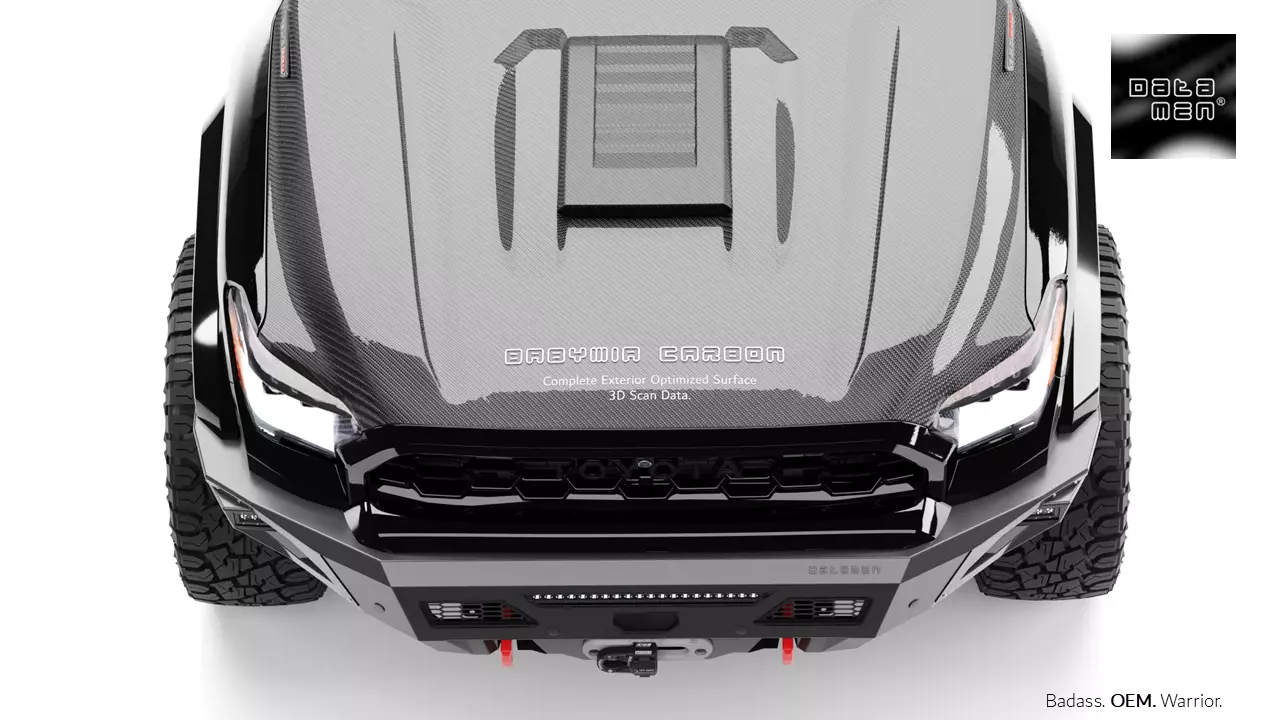 2024 2025 GMC Sierra 2500HD DENALI Ultimate 3D Scan Surface Data 3D model_46