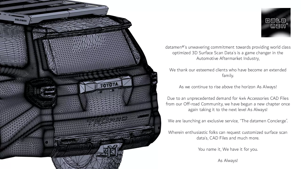 2024 2025 GMC Sierra 2500HD DENALI Ultimate 3D Scan Surface Data 3D model_34