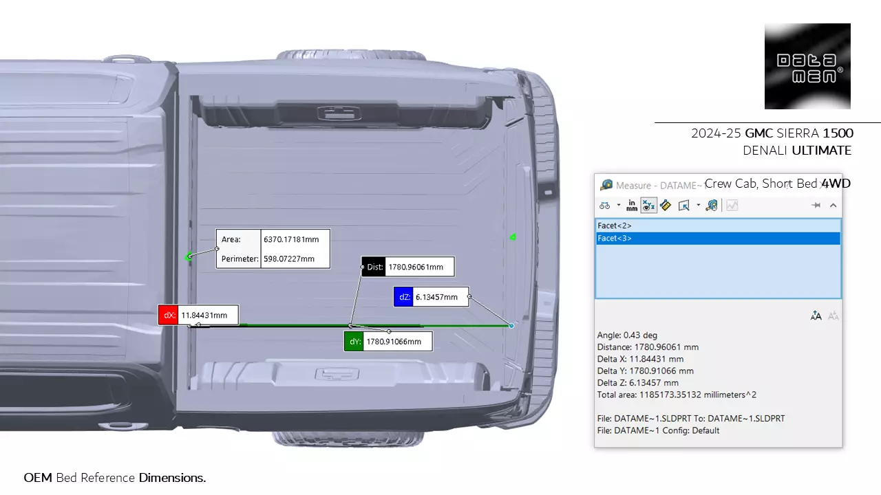 2024 2025 GMC Sierra 2500HD DENALI Ultimate 3D Scan Surface Data 3D model_17