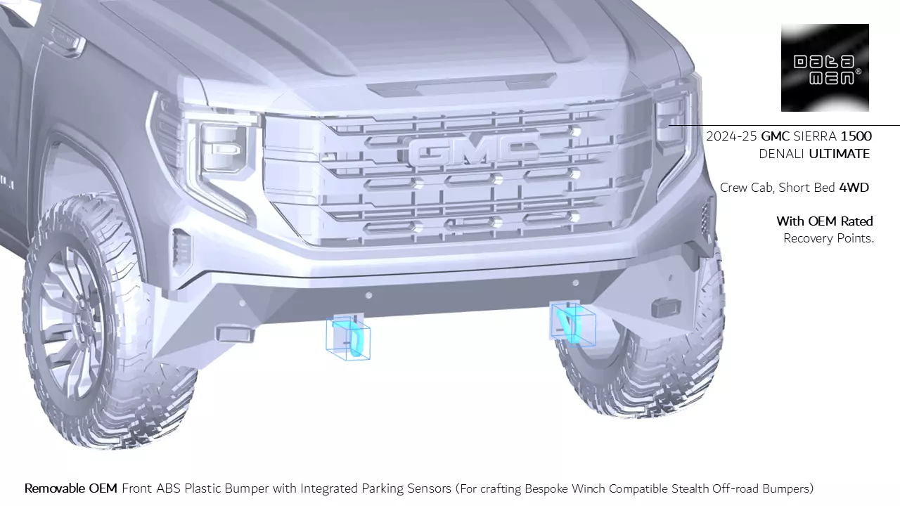 2024 2025 GMC Sierra 2500HD DENALI Ultimate 3D Scan Surface Data 3D model_28