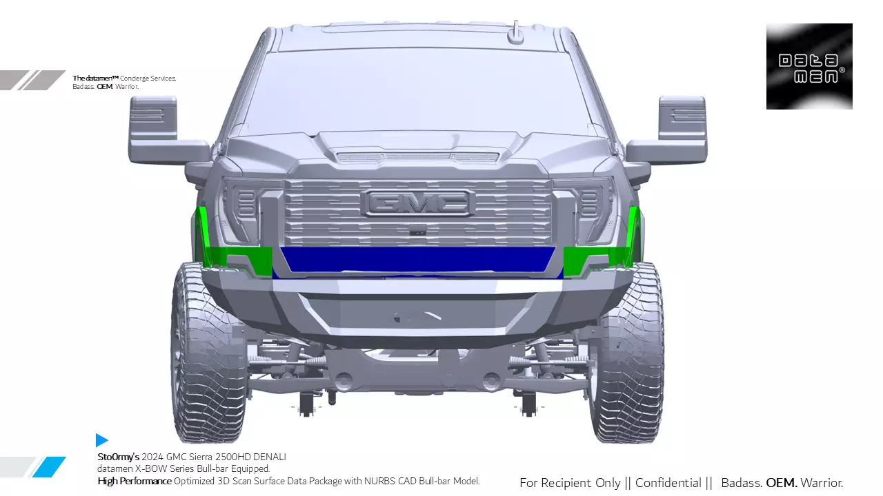 2024 2025 GMC Sierra 2500HD DENALI Ultimate 3D Scan Surface Data 3D model_36
