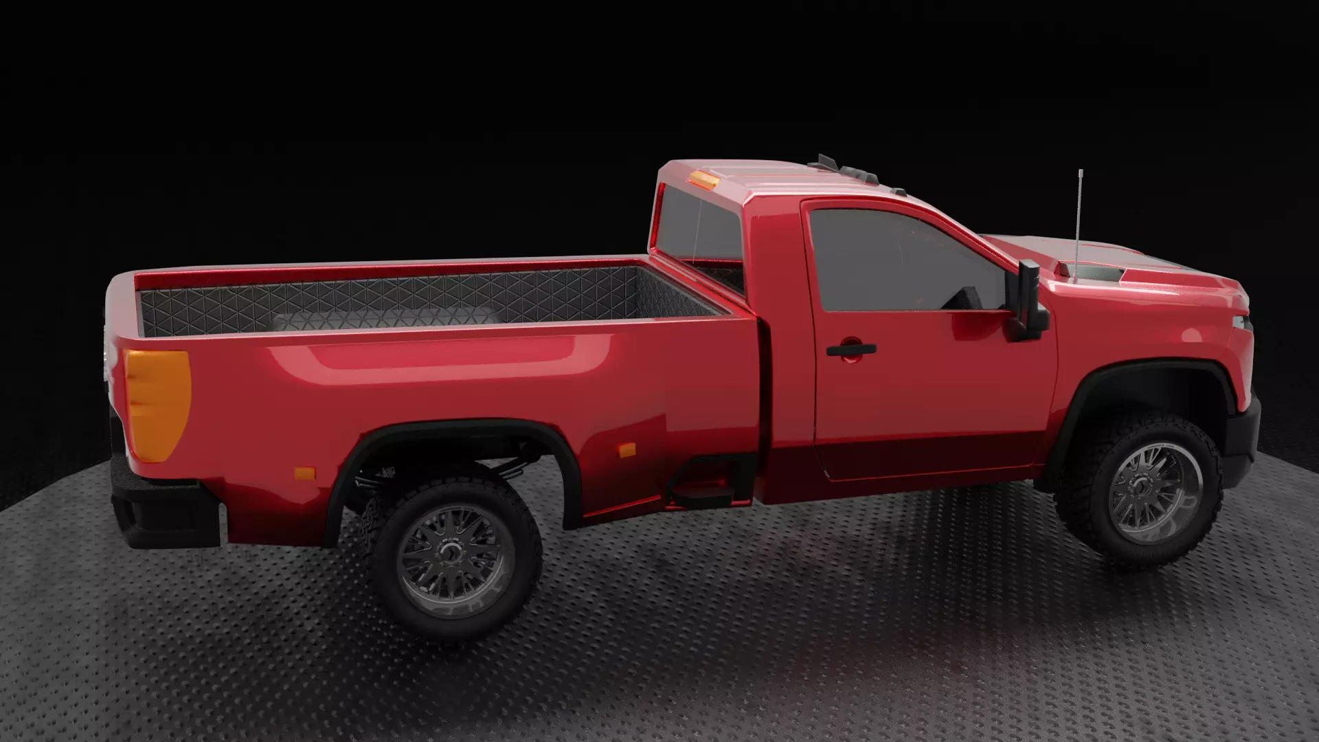 2020 Chevrolet Silverado 3500HD Single Cab  3D print model_2