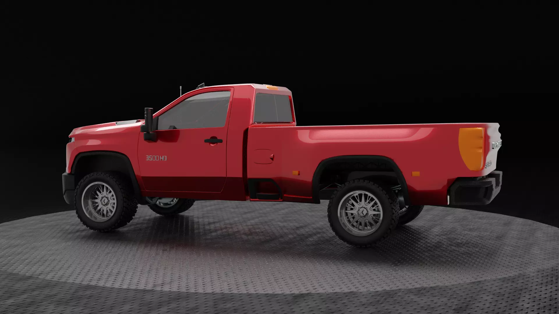 2020 Chevrolet Silverado 3500HD Single Cab  3D print model_3